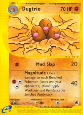 Dugtrio (EX 44) Expedition Base Set