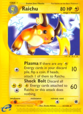 Raichu (EX 61) Expedition Base Set