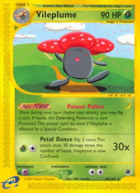 Vileplume (EX 69) Expedition Base Set