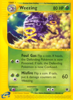 Weezing (EX 70) Expedition Base Set