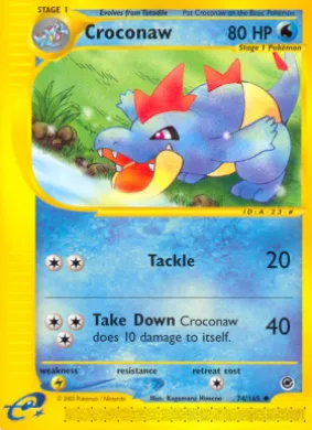 Croconaw (EX 74) Expedition Base Set