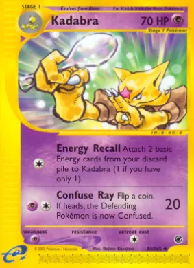 Kadabra (EX 84) Expedition Base Set