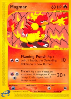 Magmar (EX 86) Expedition Base Set
