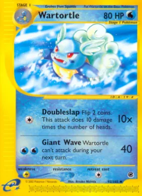 Wartortle (EX 92) Expedition Base Set
