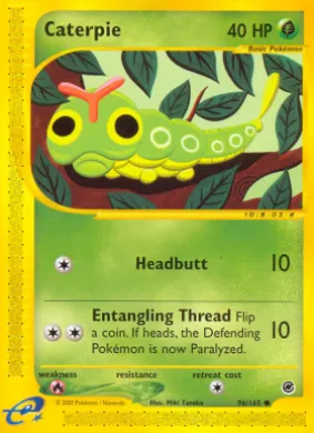 Caterpie (EX 96) Expedition Base Set