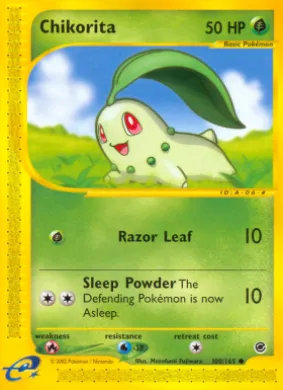 Chikorita (EX 100) Expedition Base Set