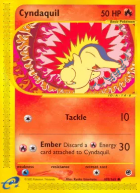 Cyndaquil (EX 105) Expedition Base Set
