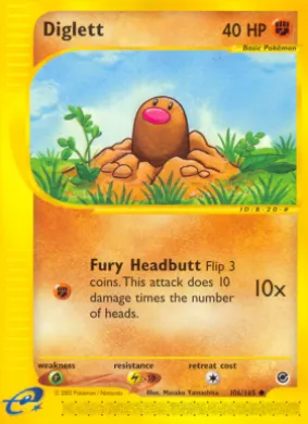 Diglett (EX 106) Expedition Base Set
