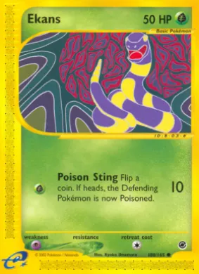 Ekans (EX 108) Expedition Base Set