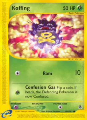 Koffing (EX 114) Expedition Base Set