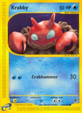 Krabby (EX 115) Expedition Base Set