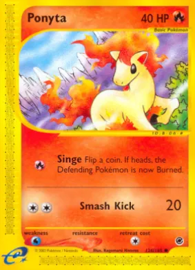 Ponyta (EX 126) Expedition Base Set