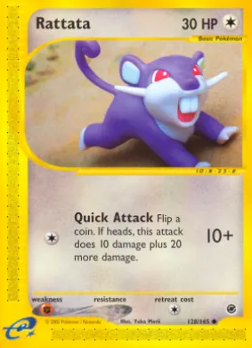 Rattata (EX 128) Expedition Base Set