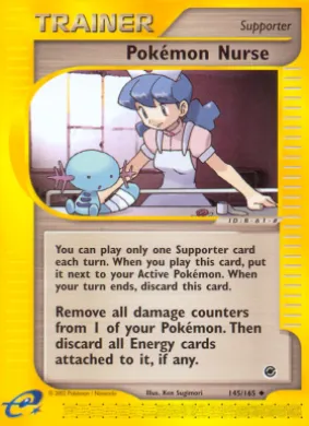 Pokémon Nurse (EX 145) Expedition Base Set
