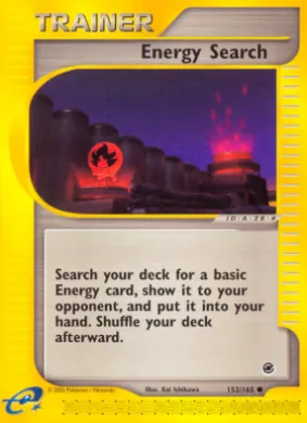 Energy Search (EX 153) Expedition Base Set