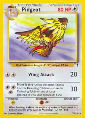 Pidgeot (LC 33) Legendary Collection