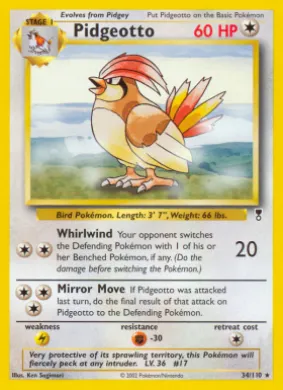 Pidgeotto (LC 34) Legendary Collection
