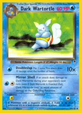 Dark Wartortle (LC 39) Legendary Collection