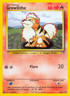 Growlithe (LC 45) Legendary Collection