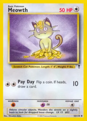 Meowth (LC 53) Legendary Collection