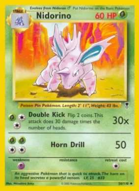Nidorino (LC 56) Legendary Collection