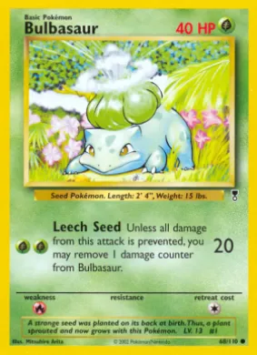 Bulbasaur (LC 68) Legendary Collection