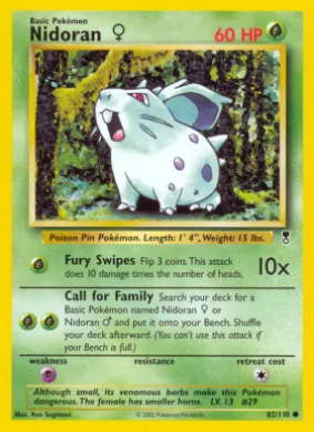 Nidoran ♀ (LC 82) Legendary Collection