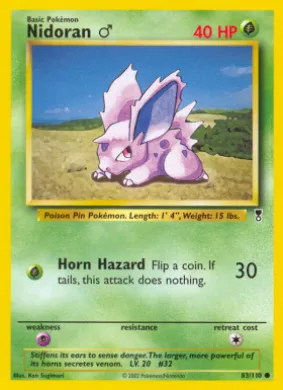 Nidoran ♂ (LC 83) Legendary Collection