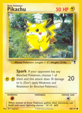 Pikachu (LC 86) Legendary Collection