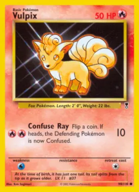 Vulpix (LC 98) Legendary Collection
