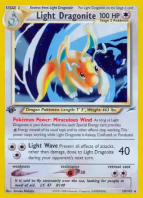 Light Dragonite (N4 14) Neo Destiny