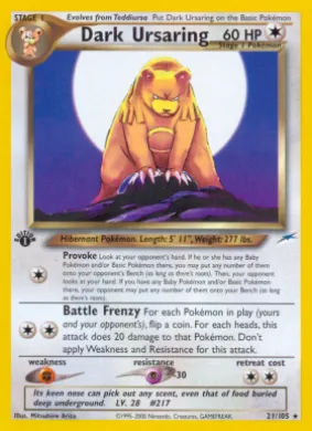Dark Ursaring (NDE 21) Neo Destiny