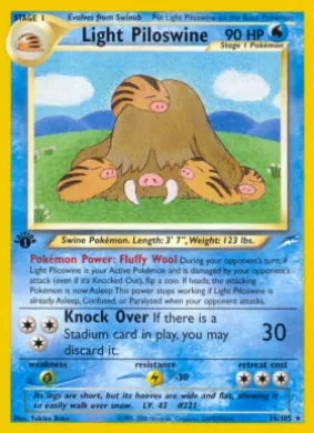 Light Piloswine (NDE 26) Neo Destiny