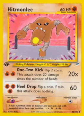 Hitmonlee (NDE 42) Neo Destiny