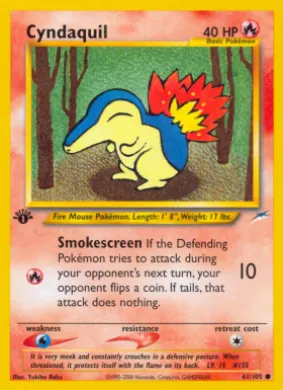 Cyndaquil (NDE 61) Neo Destiny