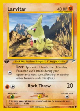 Larvitar (NDE 70) Neo Destiny