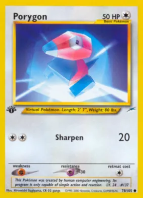Porygon (NDE 78) Neo Destiny