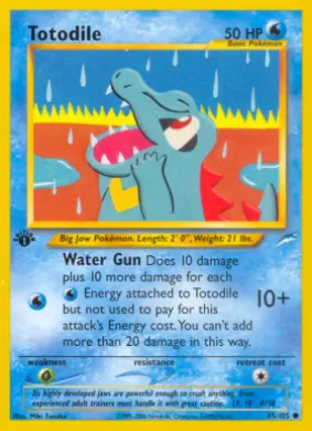 Totodile (NDE 85) Neo Destiny