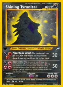 Shining Tyranitar (N4 113) Neo Destiny