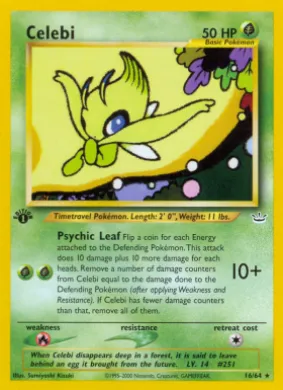 Celebi (N3 16) Neo Revelation