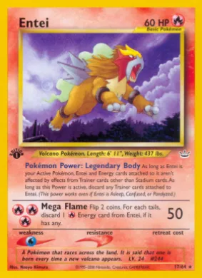 Entei (NR 17) Neo Revelation