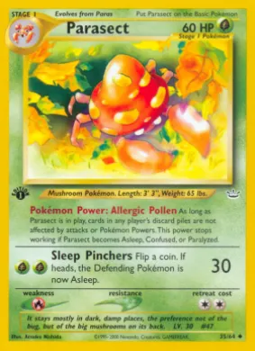 Parasect (NR 35) Neo Revelation