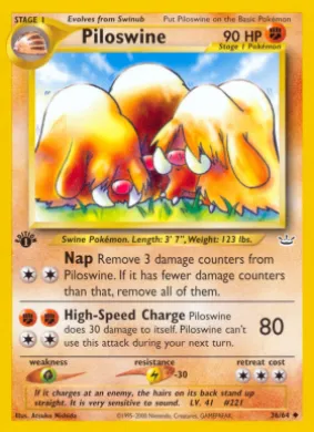 Piloswine (NR 36) Neo Revelation