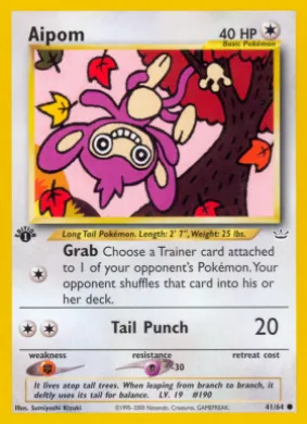 Aipom (NR 41) Neo Revelation