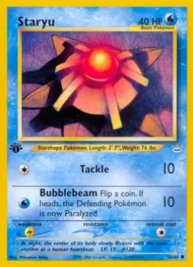 Staryu (NR 56) Neo Revelation