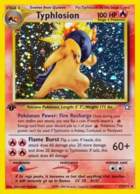 Typhlosion (N1 17) Neo Genesis