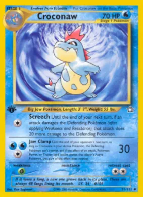 Croconaw (NG 31) Neo Genesis