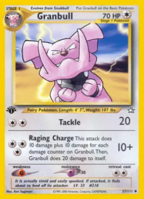 Granbull (NG 37) Neo Genesis