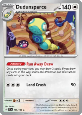 Dudunsparce (TEF 129) Temporal Forces