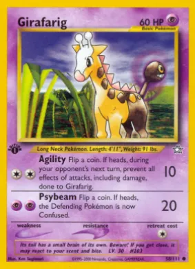 Girafarig (NG 58) Neo Genesis